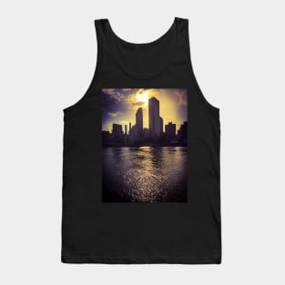 Roosevelt Island Skyline Sunset New York City Tank Top